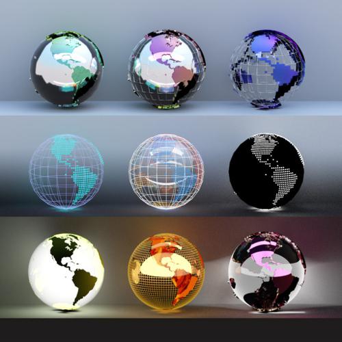 Meshed Globes and Maps (Pack 2.1) preview image